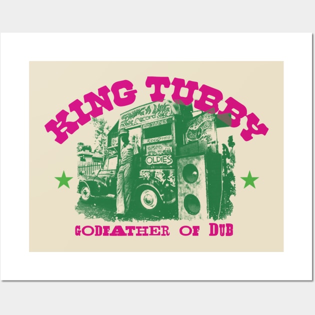 King Tubby Godfather of Dub Wall Art by HAPPY TRIP PRESS